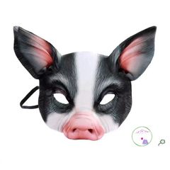 Mặt Nạ Động Vật Hổ, Báo, Heo, Thỏ - Phụ Kiện Cosplay Độc Đáo Halloween, Thể Hiện Cá Tính và Sự Dễ Thương