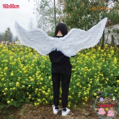 Bộ cosplay cánh thiên thần trắng và cánh ác quỷ đen 160x90cm - Phụ kiện hóa trang tiệc tùng, Halloween cực chất, sành điệu