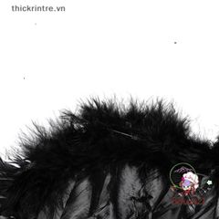 Đôi Cánh Thiên Thần Lông Vũ Đen Trắng - Phụ Kiện Thời Trang Cánh Ác Quỷ Độc Đáo Cho Dịp Halloween