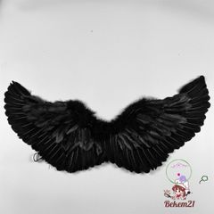 Cánh Thiên Thần Cosplay Lông Vũ Trắng Đen Hồng Đỏ - Đồ Hóa Trang Tiệc Tùng Cho Trẻ Em và Người Lớn, Chất Liệu An Toàn, Thân Thiện Với Môi Trường