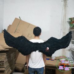 Cánh Thiên Thần Trắng/Đen Hóa Trang Halloween - Cánh Ác Quỷ Đen & Cánh Đỏ Hồng Cosplay Đẹp & Bền, Phù Hợp Trẻ Em & Người Lớn