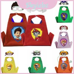 Áo Choàng và Mặt Nạ Paw Patrol Cho Bé - Trang Phục Cosplay Phim Hoạt Hình Cho Lễ Hội Halloween và Bữa Tiệc Fancy Dress