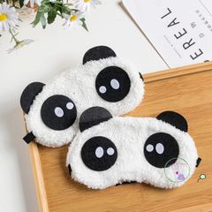 Mặt Nạ Ngủ Gấu Trúc Đáng Yêu - Mềm Mại, Thư Giãn, Phù Hợp Mọi Giới Tính, Dành Cho Du Lịch và Ngủ Ngon