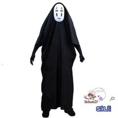 Bộ Đồ Vô Diện Cosplay - Áo Choàng Đen Kèm Mặt Nạ Tối Giản Độc Đáo Cho Người Lớn & Trẻ Em - Phù Hợp Mọi Dịp