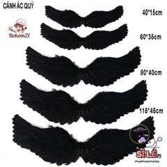 Cánh Thiên Thần Cosplay Đen và Trắng - Trang Phục Hóa Trang Lễ Hội, Đồ Dùng Biểu Diễn, Giao Hàng Nhanh Chóng!