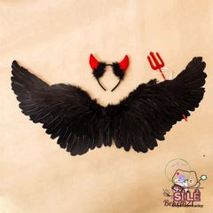 Cánh Thiên Thần Cosplay Đen và Trắng - Trang Phục Hóa Trang Lễ Hội, Đồ Dùng Biểu Diễn, Giao Hàng Nhanh Chóng!