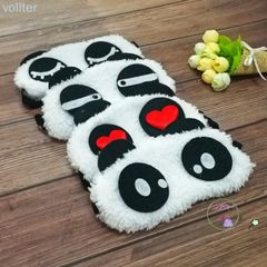 Mặt Nạ Ngủ Che Mắt Gấu Trúc Dễ Thương - Phụ Kiện Thời Trang Thư Giãn Du Lịch, Họa Tiết Độc Đáo Cho Giấc Ngủ Ngon