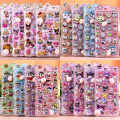 Nhãn Dán Mông SHANCHAN - Bộ Sticker Kawaii Bong Bóng Da Đen Dễ Thương Cho Điện Thoại - Quà Tặng Đáng Yêu