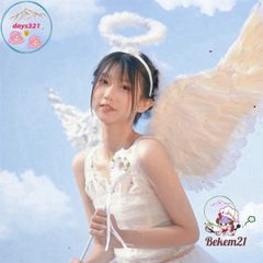 Cánh Thiên Thần Trắng và Cánh Ác Quỷ Đen Cosplay 160x90CM - Đồ Hóa Trang Đẹp Mắt Cho Người Lớn, Tiệc Tùng, Halloween