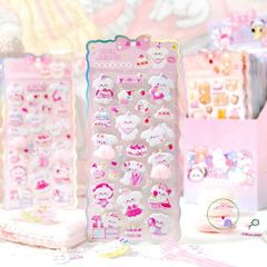 Miếng Dán Bọt Bong FARLE - Hình Dán 3D Hoạt Hình Giảm Căng Thẳng, Trang Trí Cốc Nước, Đồ Chơi Trẻ Em Cute