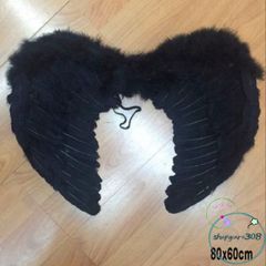 Bộ Cánh Thiên Thần Cosplay Trắng-Đen - Phụ Kiện Hóa Trang Huyền Bí Cho Tiệc Halloween Và Sự Kiện Đặc Biệt