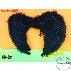 Bộ Cánh Thiên Thần Cosplay Trắng-Đen - Phụ Kiện Hóa Trang Huyền Bí Cho Tiệc Halloween Và Sự Kiện Đặc Biệt