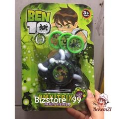 Đồng hồ đeo tay Ben 10 siêu ngầu cho bé - Đồ chơi thẻ bài mô phỏng điện thoại Ben 10, an toàn và thú vị cho trẻ em
