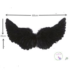 Cánh Thiên Thần Đen Cosplay - Bộ Cánh Ác Quỷ Màu Trắng Cho Trẻ Em & Người Lớn - Phụ Kiện Hóa Trang Độc Đáo