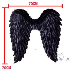 Cánh Thiên Thần Đen Cosplay - Bộ Cánh Ác Quỷ Màu Trắng Cho Trẻ Em & Người Lớn - Phụ Kiện Hóa Trang Độc Đáo