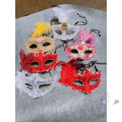 Mặt Nạ Dạ Tiệc Nửa Mặt Quý Tộc - Phong Cách Cổ Điển, Trang Trí Hoá Trang Đẹp Mắt, Phụ Kiện Thời Trang Sang Trọng