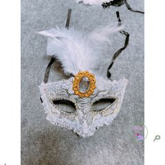 Mặt Nạ Dạ Tiệc Nửa Mặt Quý Tộc - Phong Cách Cổ Điển, Trang Trí Hoá Trang Đẹp Mắt, Phụ Kiện Thời Trang Sang Trọng