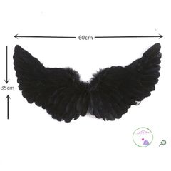 Cánh Thiên Thần Cosplay Trắng - Đôi Cánh Ác Quỷ Đen Hóa Trang Đẹp Cho Trẻ Em Và Người Lớn - Phụ Kiện Tiệc Tùng