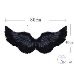 Cánh Ác Quỷ Đen và Thiên Thần Trắng - Bộ Cosplay Độc Đáo Cho Trẻ Em và Người Lớn, Thời Trang Hóa Trang Tiệc Tùng