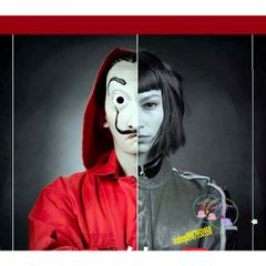 Mặt nạ Queen Salvador Dali Money Heist - Phụ kiện Halloween độc đáo cho hóa trang, phù hợp mọi dịp lễ