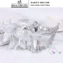 Mặt Nạ Hóa Trang Dự Tiệc Viền Hoa Ren - Mặt Nạ Halloween Sang Trọng Cho Nam Nữ, Phụ Kiện Tiệc Hóa Trang, Đồ Trang Trí Vũ Hội