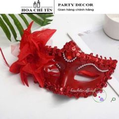 Mặt Nạ Hóa Trang Dự Tiệc Viền Hoa Ren - Mặt Nạ Halloween Sang Trọng Cho Nam Nữ, Phụ Kiện Tiệc Hóa Trang, Đồ Trang Trí Vũ Hội