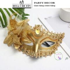 Mặt Nạ Hóa Trang Dự Tiệc Viền Hoa Ren - Mặt Nạ Halloween Sang Trọng Cho Nam Nữ, Phụ Kiện Tiệc Hóa Trang, Đồ Trang Trí Vũ Hội