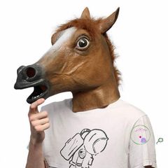 Mặt Nạ Cosplay Hóa Trang Hình Ngựa và Đầu Trâu - Phụ Kiện Halloween Thú Vị Cho Bữa Tiệc và Sự Kiện Nhập Vai