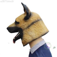 Mặt Nạ Chó Sói Latex - Phụ Kiện Hóa Trang Halloween Thực Tế, Đáng Yêu Cho Tiệc Tùng và Cosplay
