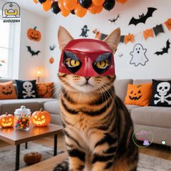 Mặt Nạ Thú Cưng Dễ Thương - Hóa Trang Halloween Độc Đáo Cho Chó Mèo, Phụ Kiện Thú Vị Cho Ngày Hội Ma Quái
