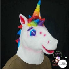 Mặt Nạ Ngựa Một Sừng BoJack Horseman - Phụ Kiện Cosplay Halloween Độc Đáo Cho Mọi Lứa Tuổi, Chất Liệu Latex Cao Cấp