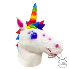 Mặt Nạ Ngựa Một Sừng BoJack Horseman - Phụ Kiện Cosplay Halloween Độc Đáo Cho Mọi Lứa Tuổi, Chất Liệu Latex Cao Cấp