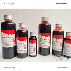Mực Máu Giả Đỏ Rực Rỡ 30-500ml cho Halloween - Thực Tế, Dễ Sử Dụng, Tạo Slime và Makeup Ma Quái