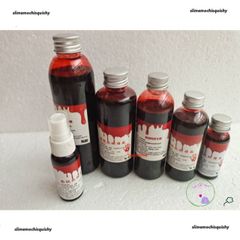 Mực Máu Giả Đỏ Rực Rỡ 30-500ml cho Halloween - Thực Tế, Dễ Sử Dụng, Tạo Slime và Makeup Ma Quái