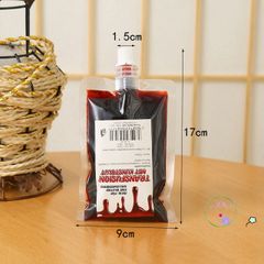 Huyết Giả 100ml - Phụ Kiện Hóa Trang Halloween Chất Lượng Cao Cho Cosplay, Phim Ảnh, và Trang Trí Ngày Halloween