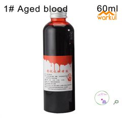 Lọ máu giả 30ml, 60ml, 100ml, 120ml - Đạo cụ hóa trang Halloween, sân khấu, cosplay chất lượng cao