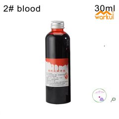 Lọ máu giả 30ml, 60ml, 100ml, 120ml - Đạo cụ hóa trang Halloween, sân khấu, cosplay chất lượng cao