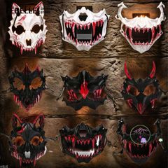 Mặt Nạ Kinh Dị Rồng Hổ Sói - Phụ Kiện Halloween Độc Đáo Cho Nam Nữ - Trang Phục Hóa Trang Đầy Sáng Tạo