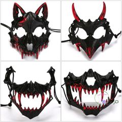 Mặt Nạ Kinh Dị Rồng Hổ Sói - Phụ Kiện Halloween Độc Đáo Cho Nam Nữ - Trang Phục Hóa Trang Đầy Sáng Tạo
