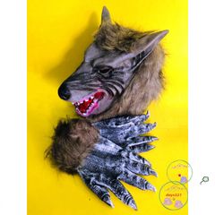 Mặt Nạ Chó Sói Shiba & Husky - Phụ Kiện Hóa Trang Halloween Độc Đáo Cho TikTok và Sự Kiện Lễ Hội
