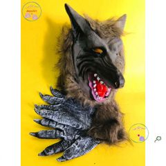 Mặt Nạ Chó Sói Shiba & Husky - Phụ Kiện Hóa Trang Halloween Độc Đáo Cho TikTok và Sự Kiện Lễ Hội