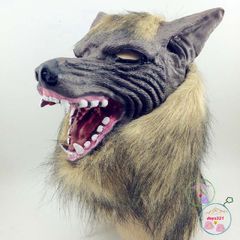 Mặt Nạ Chó Sói Shiba & Husky - Phụ Kiện Hóa Trang Halloween Độc Đáo Cho TikTok và Sự Kiện Lễ Hội