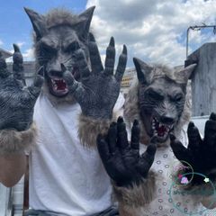 Mặt Nạ Chó Sói Halloween - Mặt Nạ Hóa Trang Ma Sói Silicon Cao Cấp Phù Hợp Cho Tiệc Hóa Trang và Cosplay