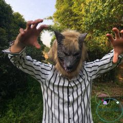 Mặt Nạ Chó Sói Halloween - Mặt Nạ Hóa Trang Ma Sói Silicon Cao Cấp Phù Hợp Cho Tiệc Hóa Trang và Cosplay