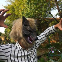 Mặt Nạ Chó Sói Halloween - Mặt Nạ Hóa Trang Ma Sói Silicon Cao Cấp Phù Hợp Cho Tiệc Hóa Trang và Cosplay