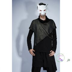 Mặt Nạ Hóa Trang Người Lớn Hình Sói Xám - Phụ Kiện Giải Trí Cho Bữa Tiệc Halloween, Hóa Trang Độc Đáo
