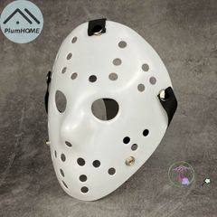 Mặt nạ Halloween Jason Trắng - Mặt nạ kinh dị Freddie cho lễ hội và hóa trang, trang trí Halloween độc đáo