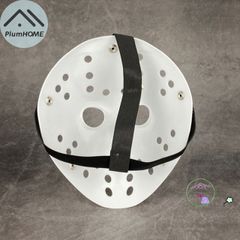 Mặt nạ Halloween Jason Trắng - Mặt nạ kinh dị Freddie cho lễ hội và hóa trang, trang trí Halloween độc đáo