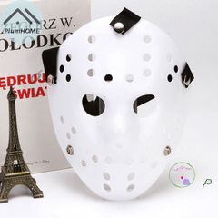 Mặt nạ Halloween Jason Trắng - Mặt nạ kinh dị Freddie cho lễ hội và hóa trang, trang trí Halloween độc đáo