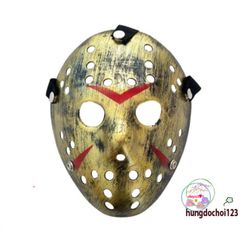 Mặt Nạ Hóa Trang Jason Voorhees Nhựa - Phụ Kiện Halloween Unisex Cho Người yêu Phim Kinh Dị